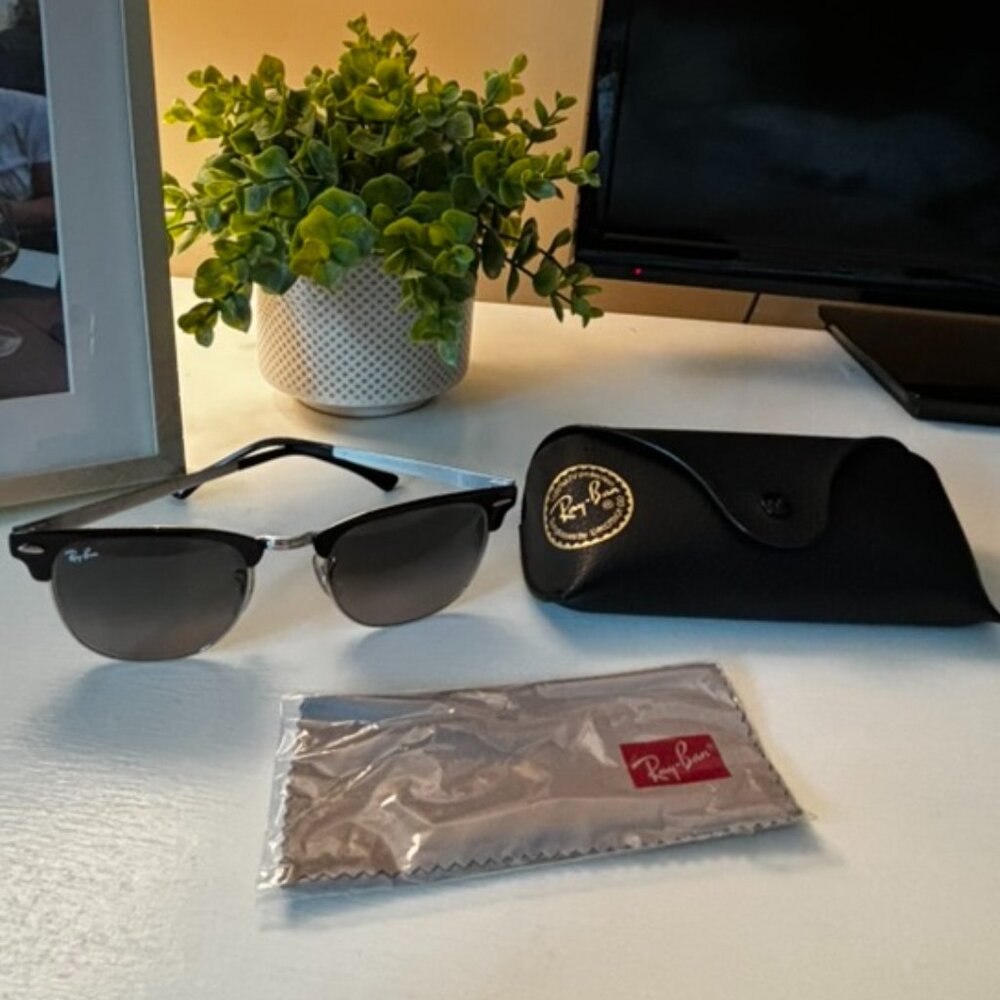 Ray Ban Clubmaster Metal Sunglasses